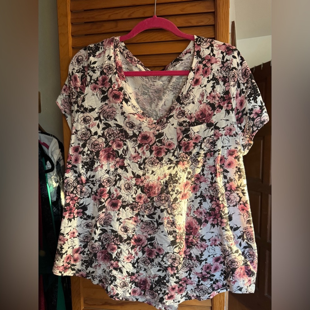 Torrid floral tee